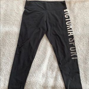 Cotton black leggings